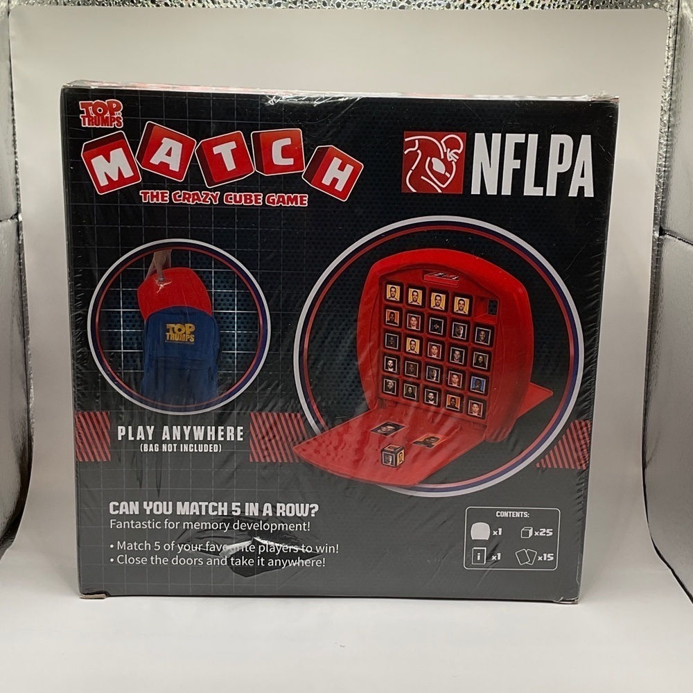 NFLPA Top Trumps Match Game NEW & SEALED! NFL Football Game Travel Family Fun